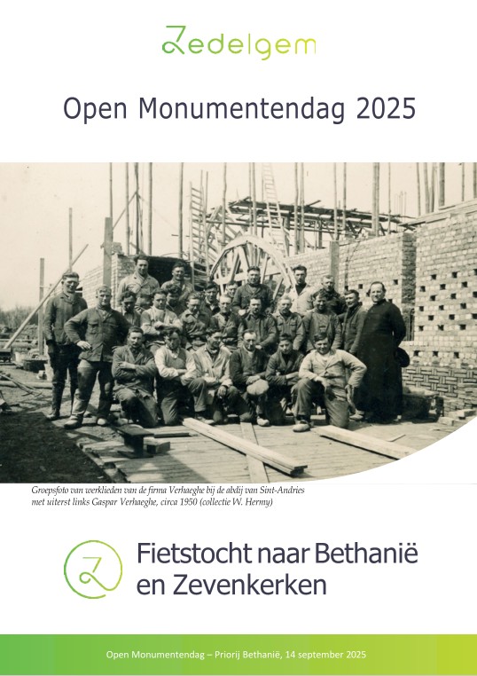 Brochure fietstocht n.a.v. Openmonumentendag 2025
